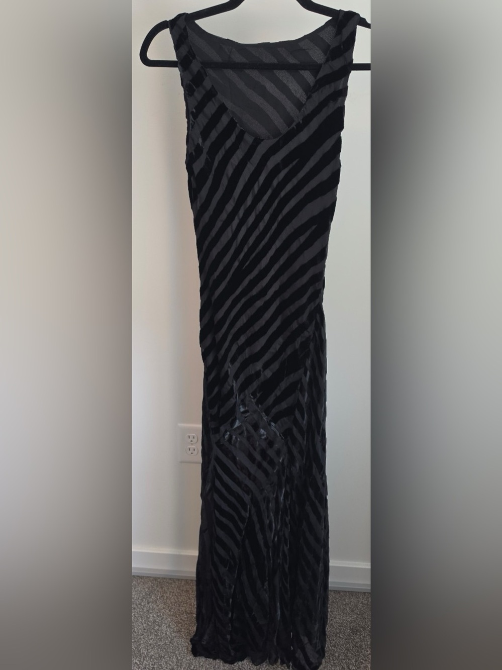 ✨ Réalisation Par Romy Dress | Devoré Stripe Velvet | NWOT | $420 Retail ✨ - Picture 5 of 6